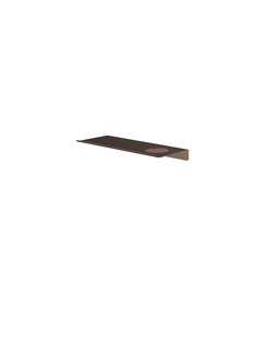 Hotbath &More Planchet 30 cm inclusief bevestigings rails met 1 uitsparing voor een zeepdispenser of beker Tuscan bronze