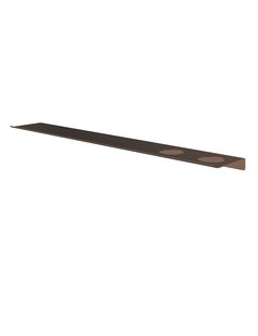 Hotbath &More Planchet 80 cm inclusief bevestigings rails met 2 uitsparingen voor een zeepdispenser of beker Tuscan bronze