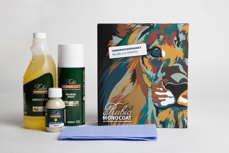 Onderhoudsset Eiken Forzalaqua Schuurspons, Doek & Olie Smoke