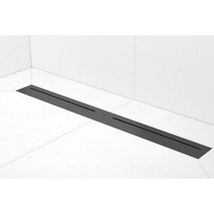 Douchegoot Easydrain PureFlow Dryphon 80 cm Brushed Black Chrome