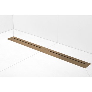 Douchegoot Easydrain PureFlow Dryphon 90 cm Brushed Bronze