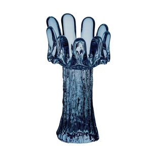 Kosta Boda Solros lantaarn cirkelvormig glas 18 cm Blauw