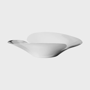 Georg Jensen Blom botanica schaal 40x50 cm Roestvrij staal