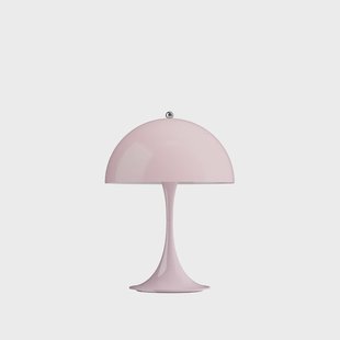 Panthella 250 PORTABLE LED-batterijlamp roze Louis Poulsen - Woonkamer - Modern - Kunststof - Met lampenkap