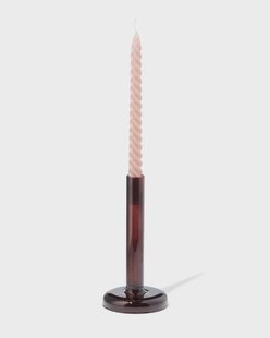 HEMA Kandelaar 8.5x10cm glas bruin (bruin)