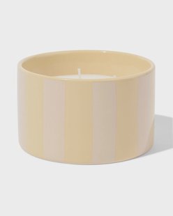 HEMA Geurkaars ⌀11x7cm keramiek sinaasappel-cederhout (naturel)