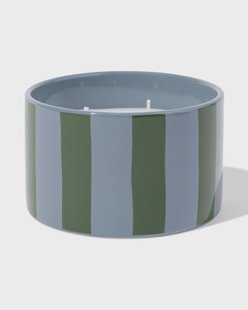 HEMA Geurkaars ⌀11x7cm keramiek sinaasappel-cederhout (groen)