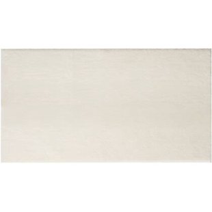 tectake® Kortpolig vloerkleed Soft Zone 60 x 110 cm - Crème