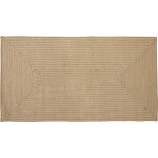tectake® Gevlochten vloerkleed Vibe van jute, boho-stijl 80 x 150 cm