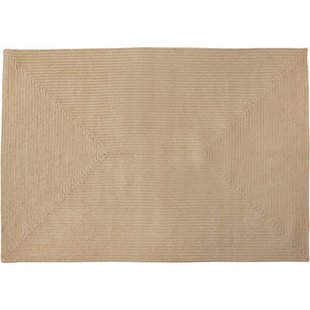 tectake® Gevlochten vloerkleed Vibe van jute, boho-stijl 120 x 170 cm