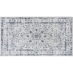 tectake® Vintage design vloerkleed Aliya, laagpolig 60 x 110 cm