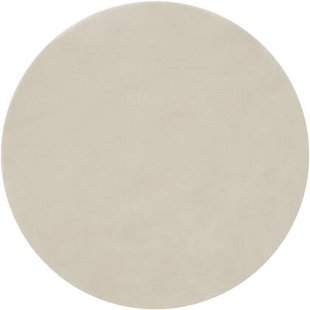 tectake® Kortpolig vloerkleed Soft Zone Ø 120 cm - Beige