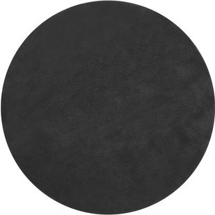 tectake® Kortpolig vloerkleed Soft Zone Ø 120 cm - Antraciet