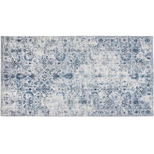 tectake® Vintage design vloerkleed Amara, laagpolig 80 x 150 cm