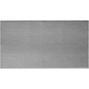 tectake® Kortpolig vloerkleed Soft Zone 60 x 110 cm - Grijs