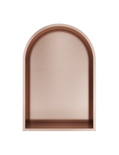 Hotbath &MORE Inbouwnis Toogmodel 30x45x10cm Geborsteld Koper PVD