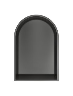 Hotbath &MORE Inbouwnis Toogmodel 30x45x10cm Geborsteld Gunmetal PVD