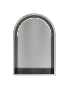 Hotbath &MORE Inbouwnis Toogmodel 30x45x10cm met LED IP44 RVS 316