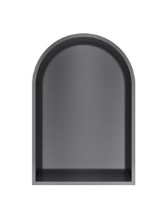 Hotbath &MORE Inbouwnis Toogmodel 30x45x10cm Geborsteld Zwart PVD