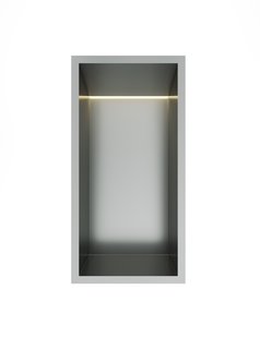 Hotbath &MORE Inbouwnis 30x15x10cm met LED IP44 RVS 316
