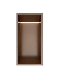 Hotbath &MORE Inbouwnis 30x15x10cm met LED IP44 Tuscan Bronze