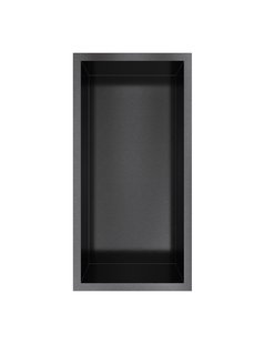 Hotbath &MORE Inbouwnis 30x15x10cm Geborsteld Zwart PVD