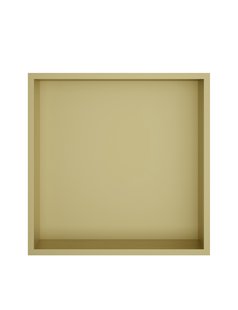 Hotbath &MORE Inbouwnis 30x30x10cm Geborsteld Messing PVD