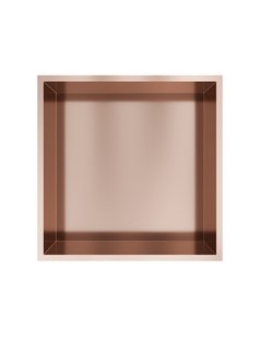 Hotbath &MORE Inbouwnis 30x30x10cm Geborsteld Koper PVD