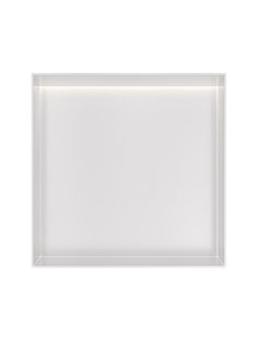 Hotbath &MORE Inbouwnis 30x30x10cm frameless + LED Mat Wit