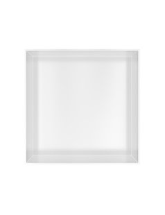 Hotbath &MORE Inbouwnis 30x30x10cm frameless Mat Wit