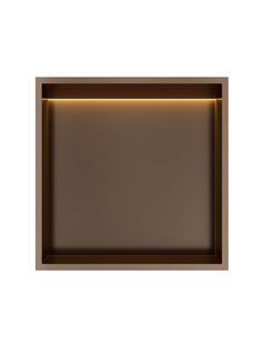 Hotbath &MORE Inbouwnis 30x30x10cm met LED IP44 Tuscan Bronze