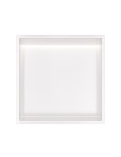 Hotbath &MORE Inbouwnis 30x30x10cm met LED IP44 Mat Wit
