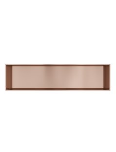 Hotbath &MORE Inbouwnis 30x120x10cm Geborsteld Koper PVD