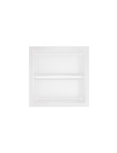 Hotbath &MORE Inbouw nis & borstelgarnituur 90x16x12,6cm Mat Wit