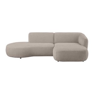 by fonQ Soft Ottomane Bank Links - Bouclé - Greige