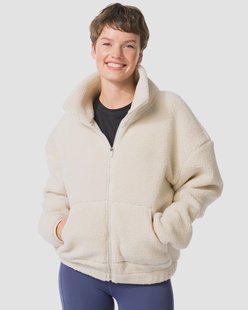 HEMA Dames sherpa jas creme (creme)