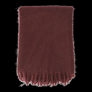 Scandi Living Dune mohair plaid 130x170 cm Plum