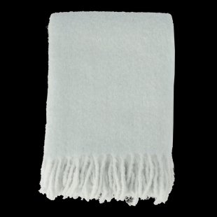 Scandi Living Dune mohair plaid 130x170 cm Ice blue