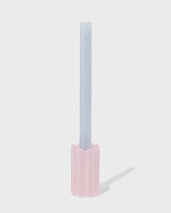 HEMA Kandelaar 5.8x10cm glas opaque (roze)