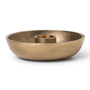 Ferm Living Bowl Kandelaar Ø 10 cm - Messing