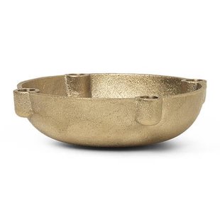 Ferm Living Bowl Kandelaar Ø 14,6 cm - Messing