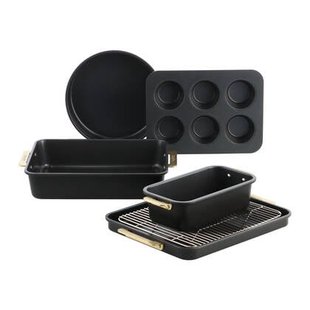 GreenPan Padova Reserve Bakset 6-delig - Zwart