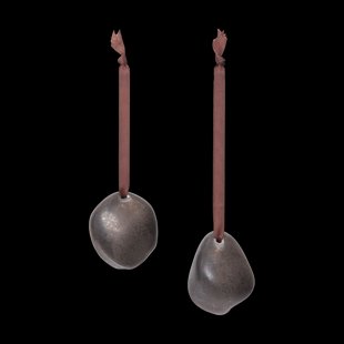 Ferm Living Bellure kersthanger 7 cm 2 delen Rustic Bronze