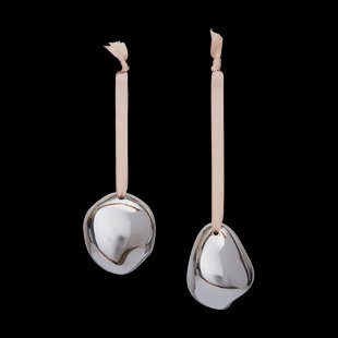 Ferm Living Bellure kersthanger 7 cm 2 delen Silver