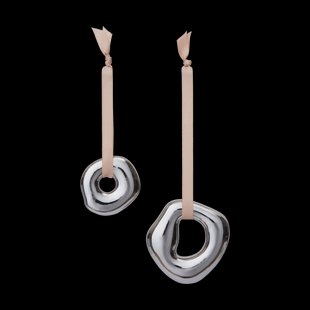 Ferm Living Orrith decoratiehanger 2-delig Silver