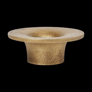 Ferm Living Soothe kandelaar Ø8 cm Brass Finish
