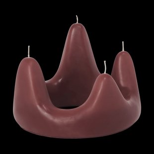 Ferm Living Stala candle ring licht Dark grape