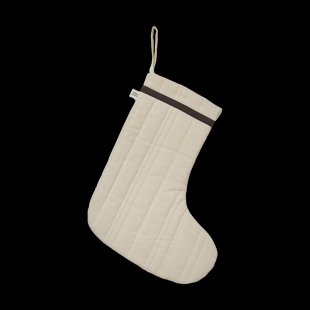 Ferm Living Vari quilted kerstsok Cotton-natural