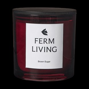 Ferm Living Vitto geurkaars 50 u Dark Grape