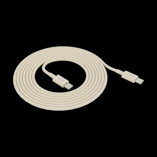 Kord Kord USB-C naar USB-C oplaadkabel 1,8 m Pearled Ivory